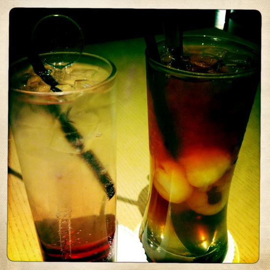 Soda and iced tea @ Bakerzin Bandung
