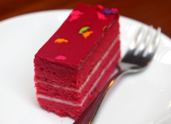 Hasil resep red velvet cake