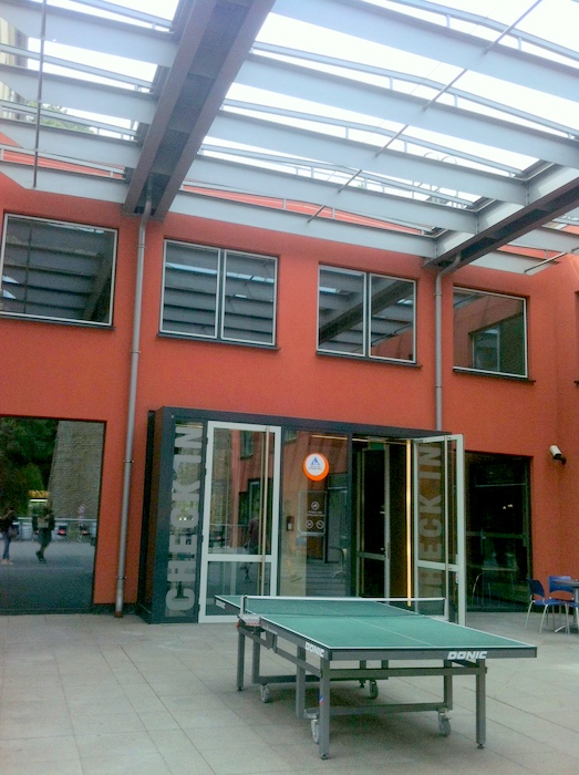 The front of Luxembourg Hostel