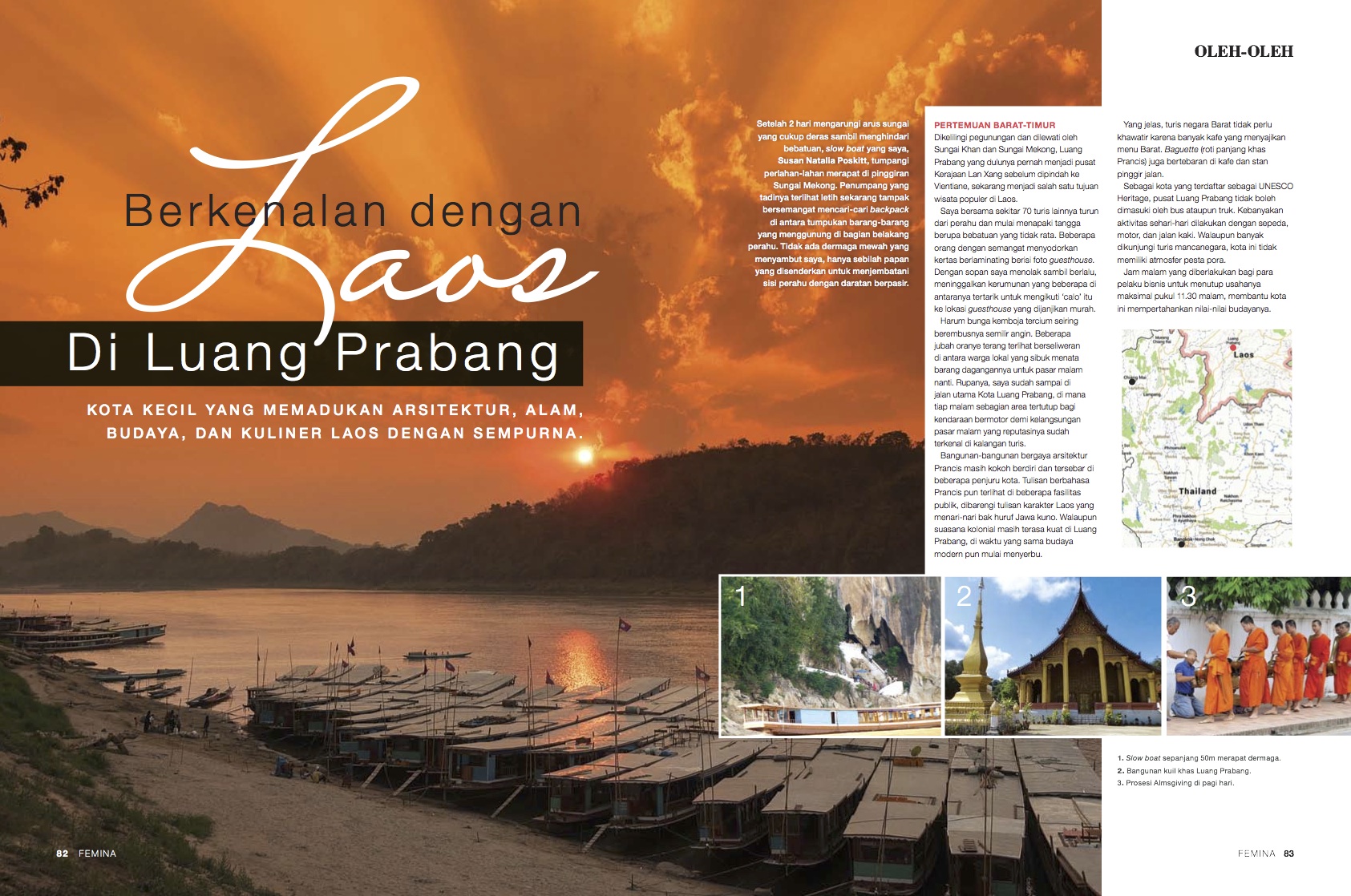 Luang Prabang - Majalah Femina - Februari 2014