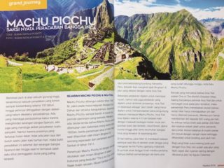 Machu Picchu - Majalah Getaway - Agustus 2016