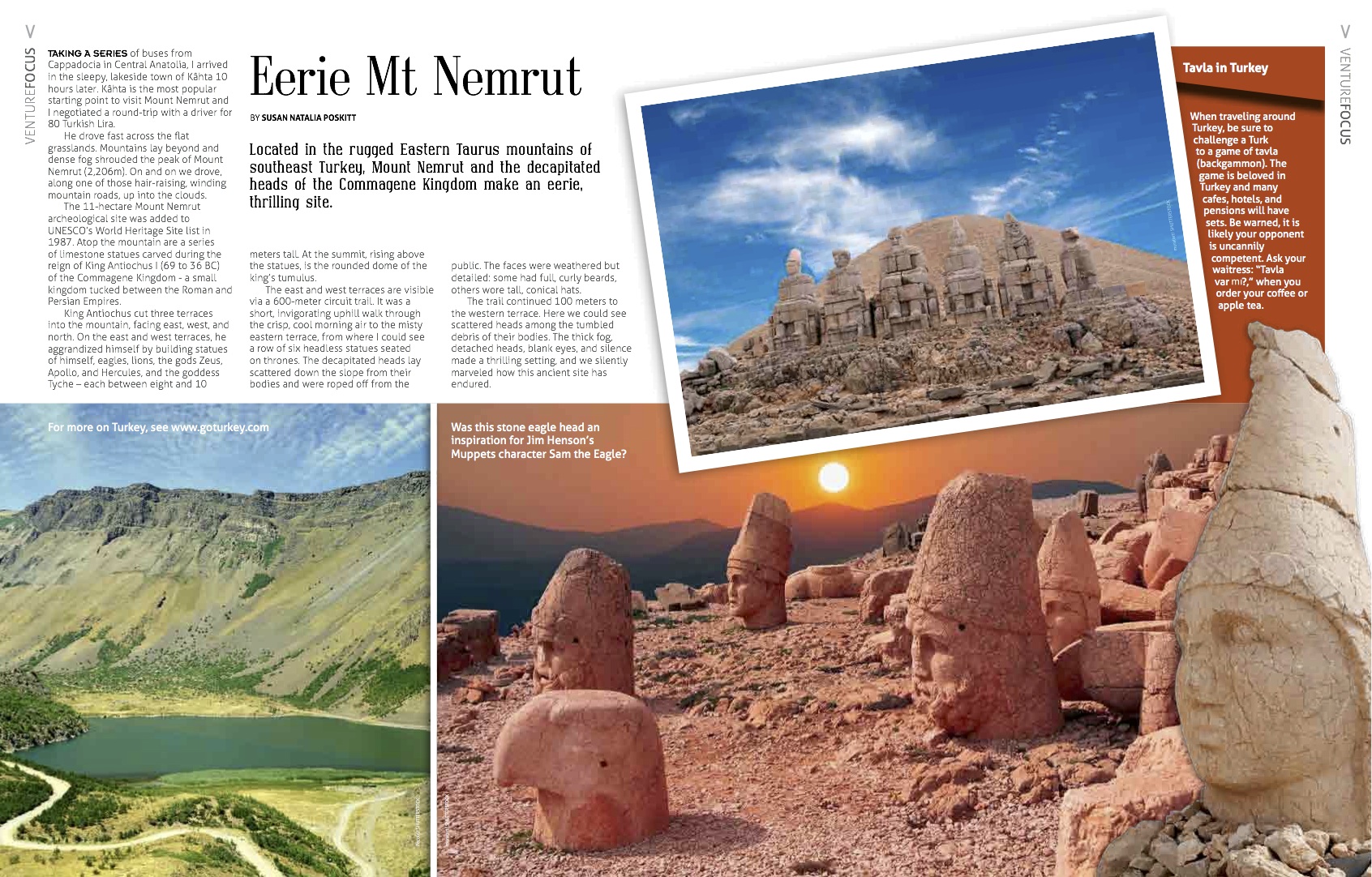 Mt Nemrut - Venture Magazine - Juni 2014