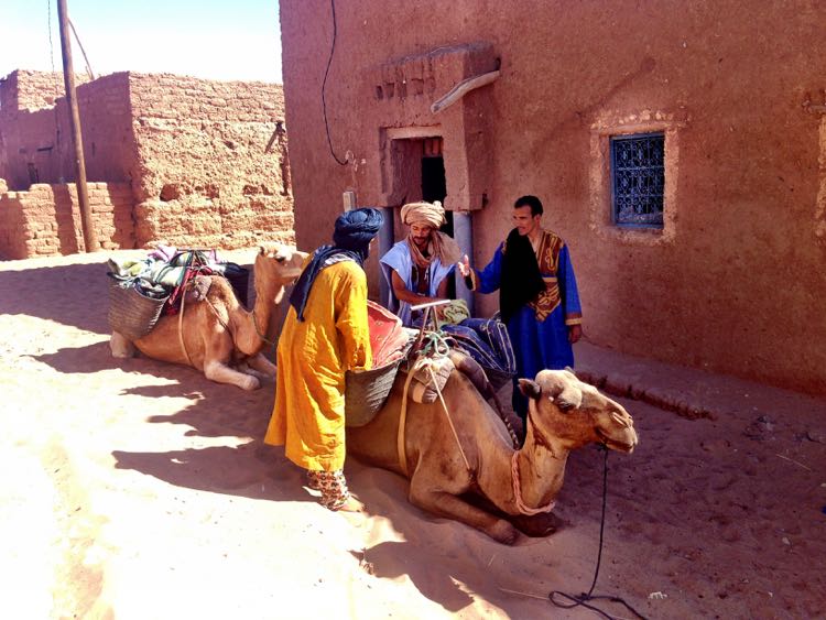 Orang-orang Berber yang jadi guide ke Gurun Sahara