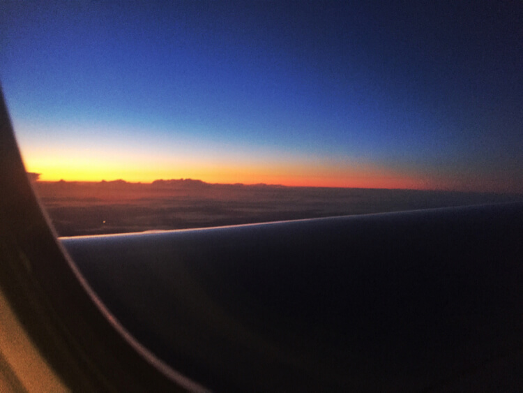 Pemandangan saat terbang Jakarta-Sydney