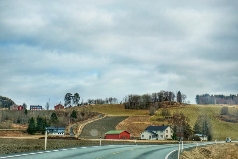Tipikal pemandangan sepanjang roadtrip di Norwegia