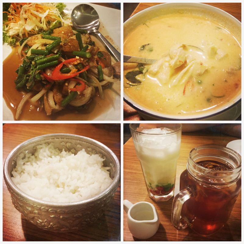 Makanan dan minuman di Charm Thai