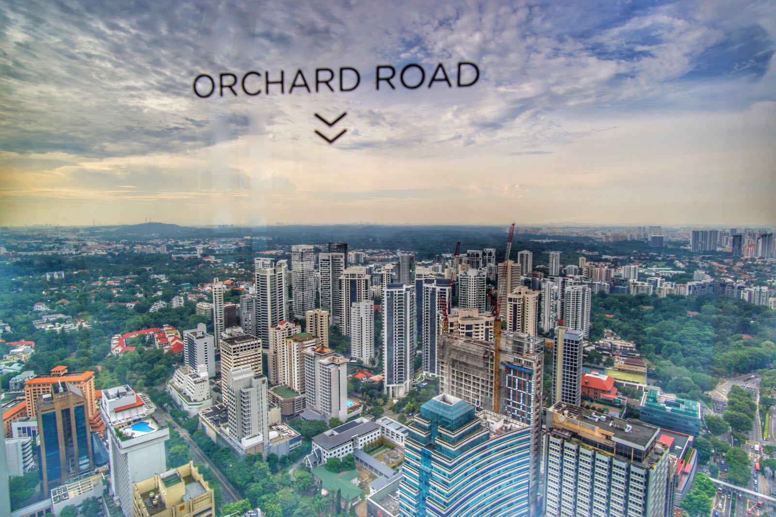 Orchard Road Dilihat Dari ION Sky