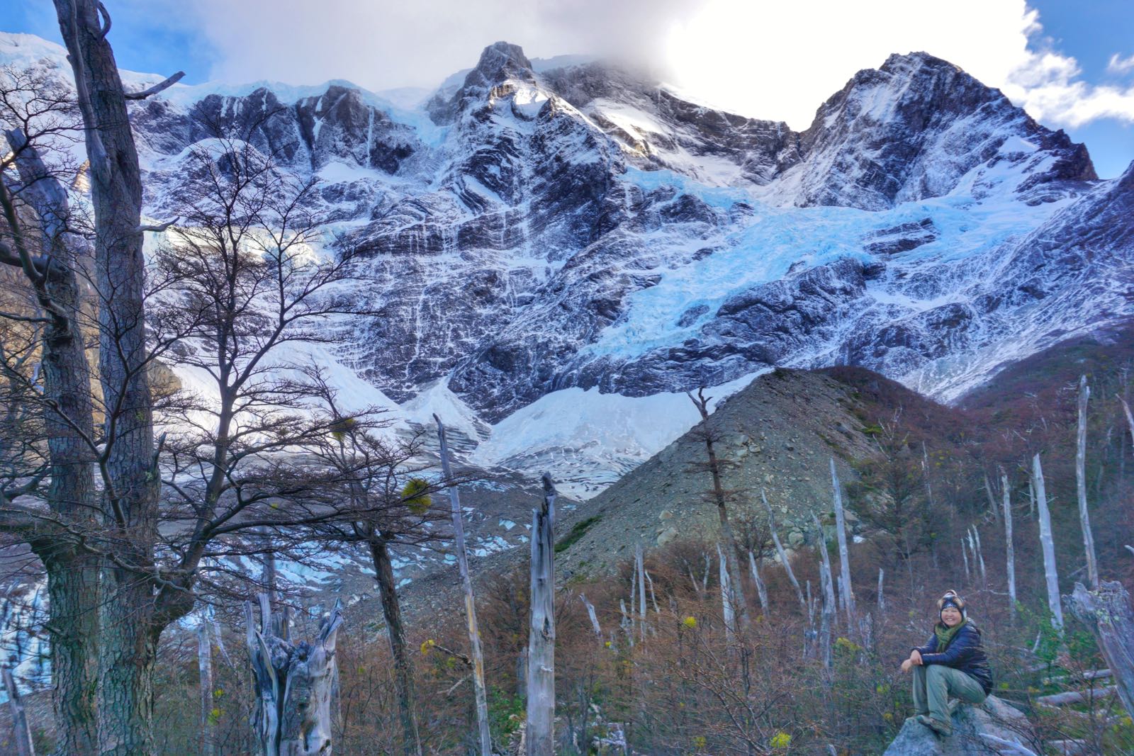 Pemandangan Glacier Di Valle De Frances