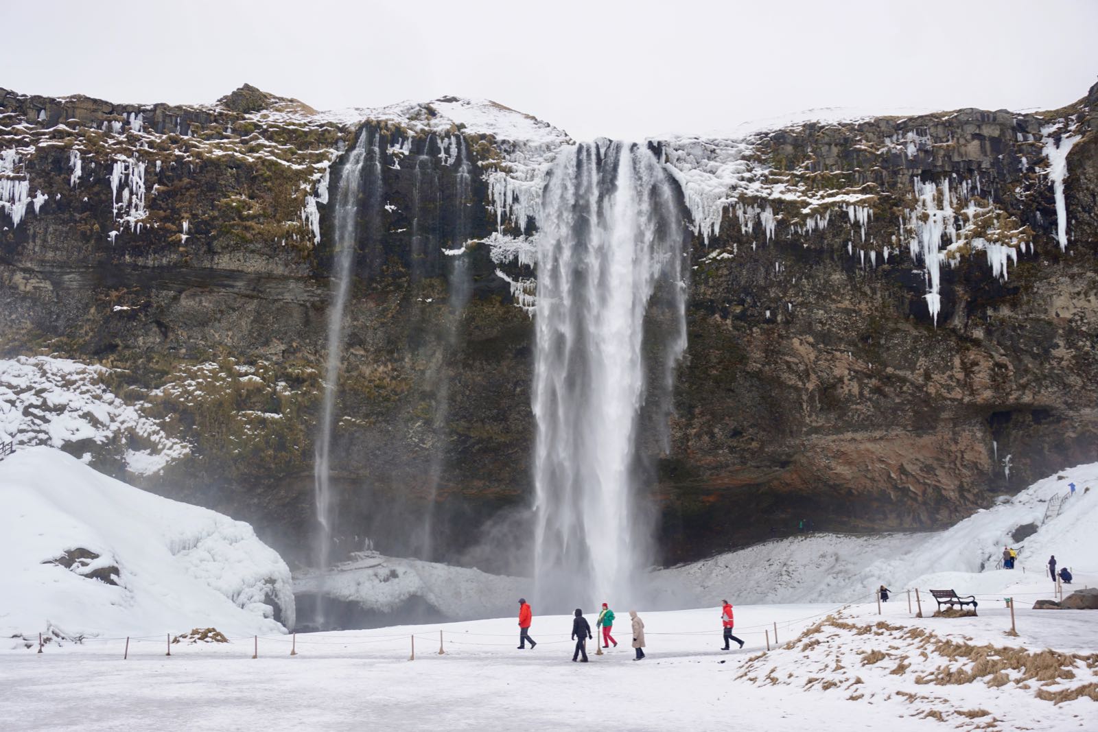 Air Terjun Di Jalan Menuju Vik Iceland Golden Circle