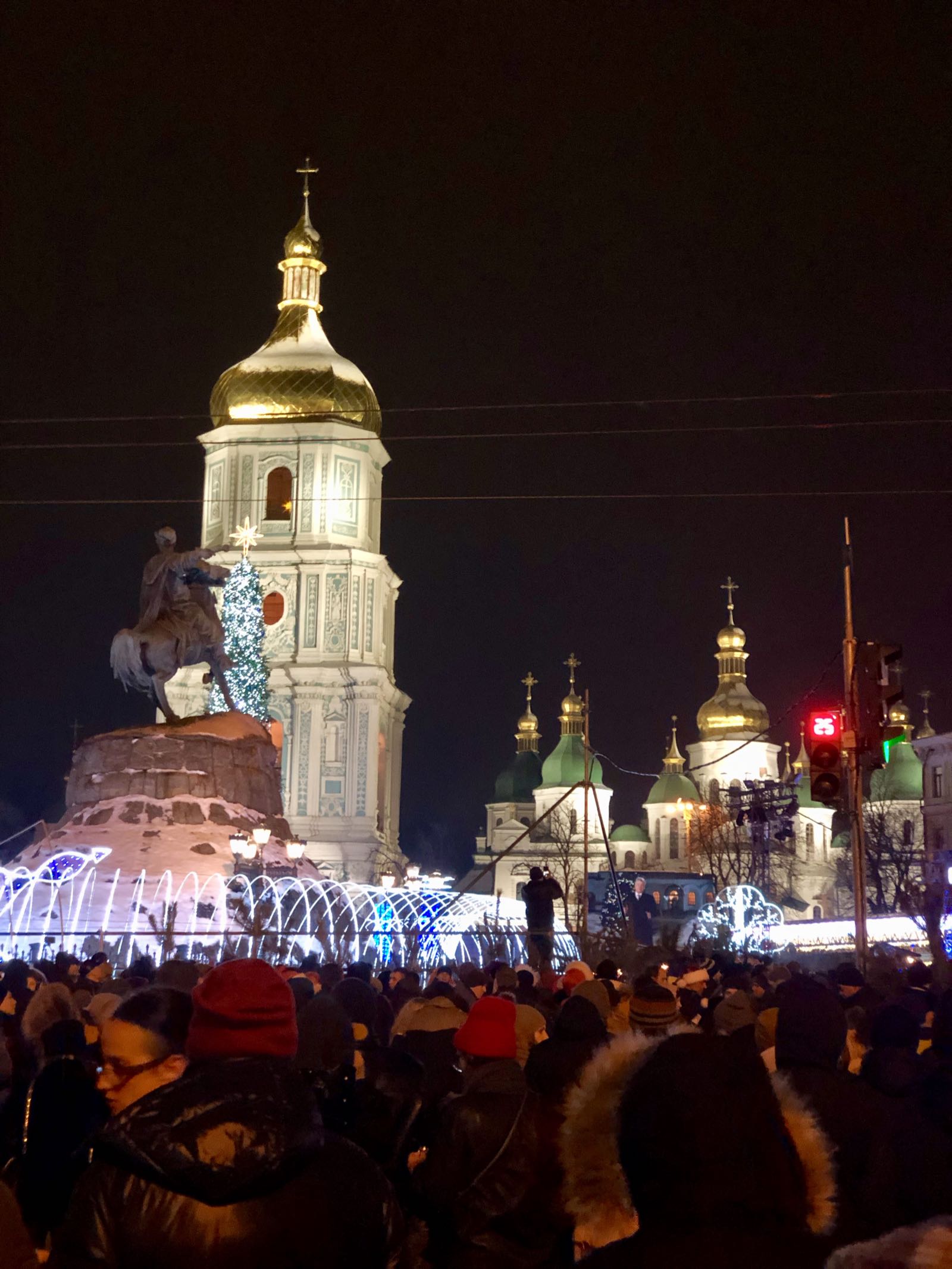 Suasana Tahun Baru Di Kiev