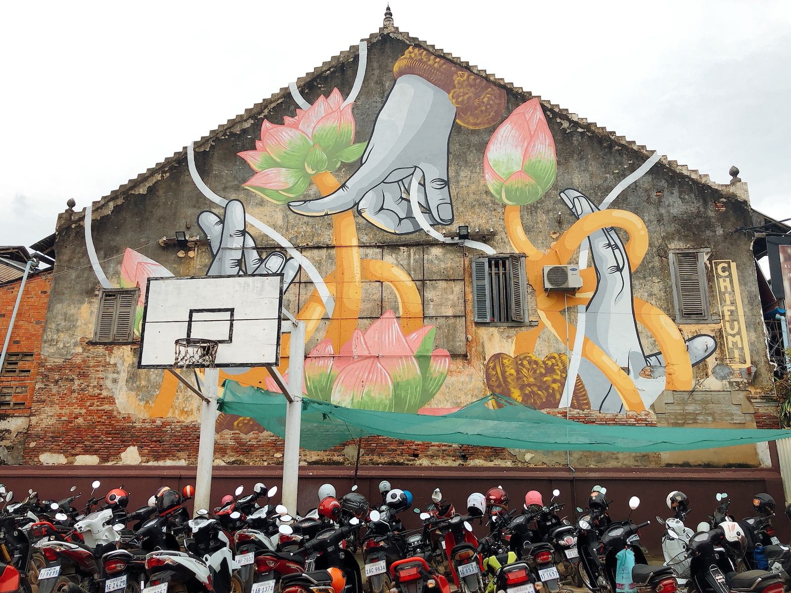 Mural Di Battambang City