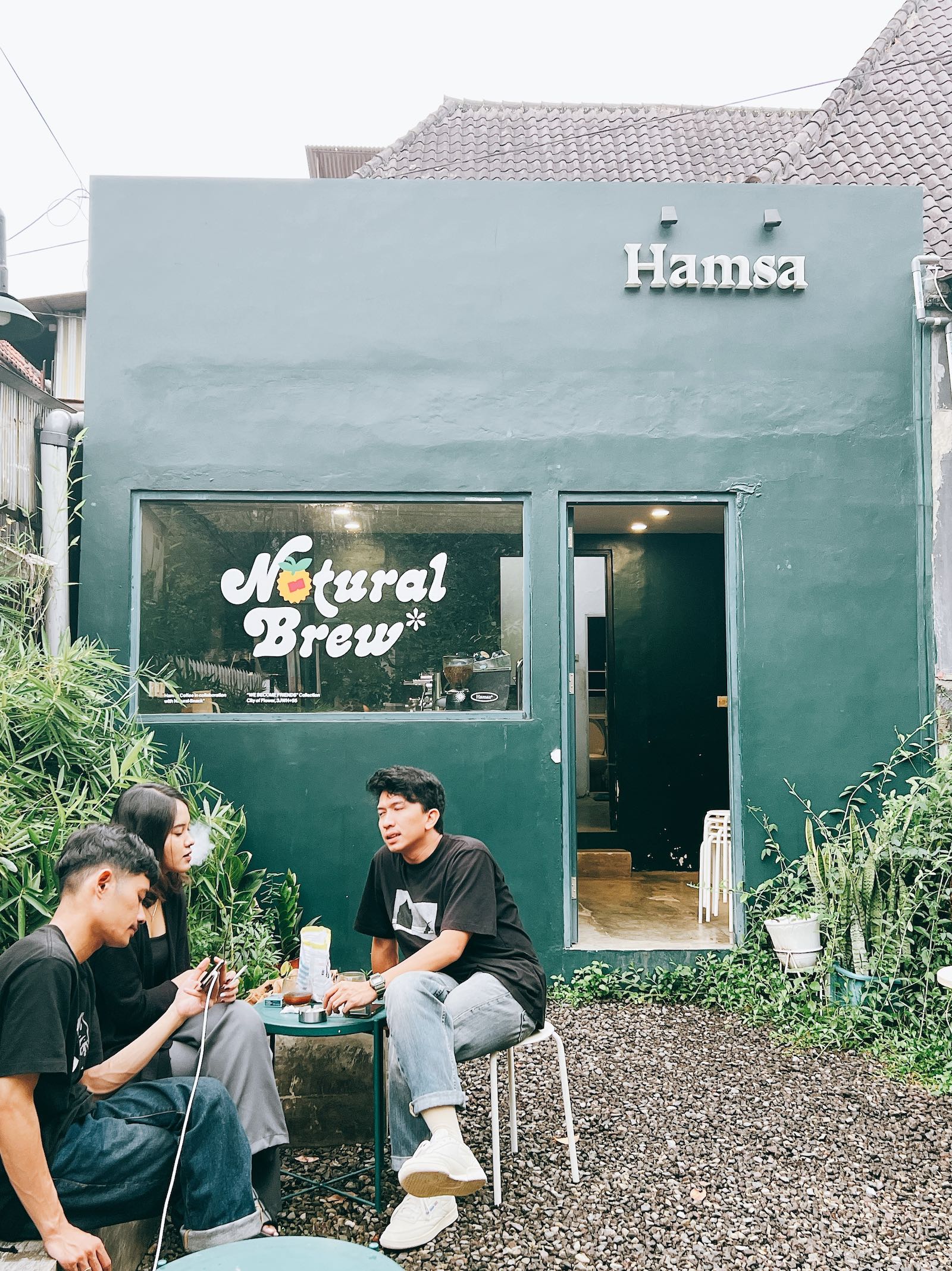 Bandung Cafes Hamsa Coffee Outside