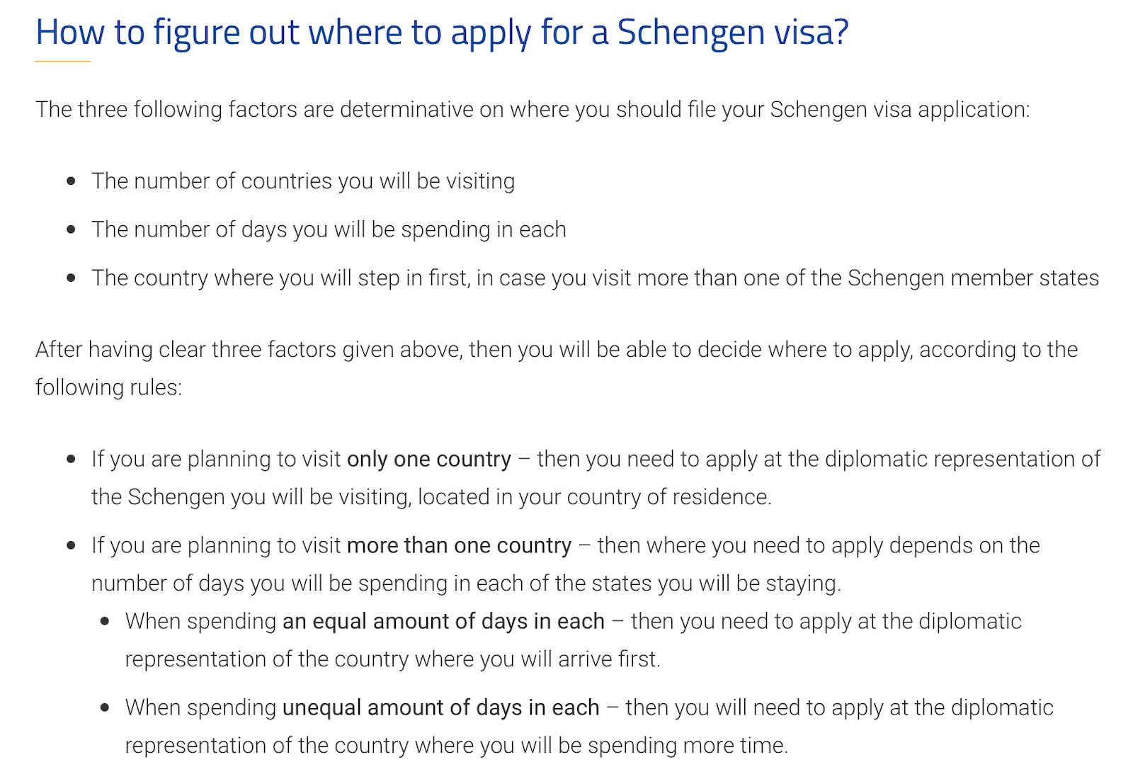 Aturan Di Mana Harus Apply Visa Schengen