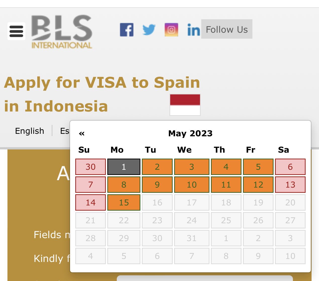 Hunting Slot Appointment Di BLS Spain